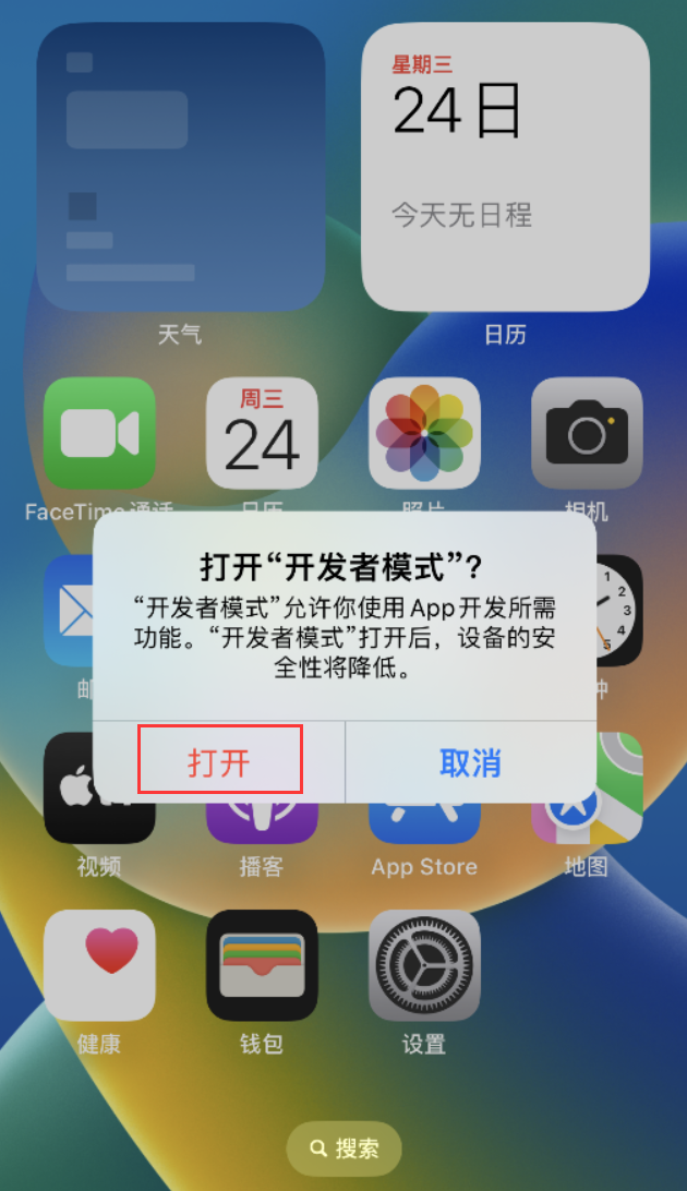 礼纪镇苹果手机维修分享如何打开开发者模式 