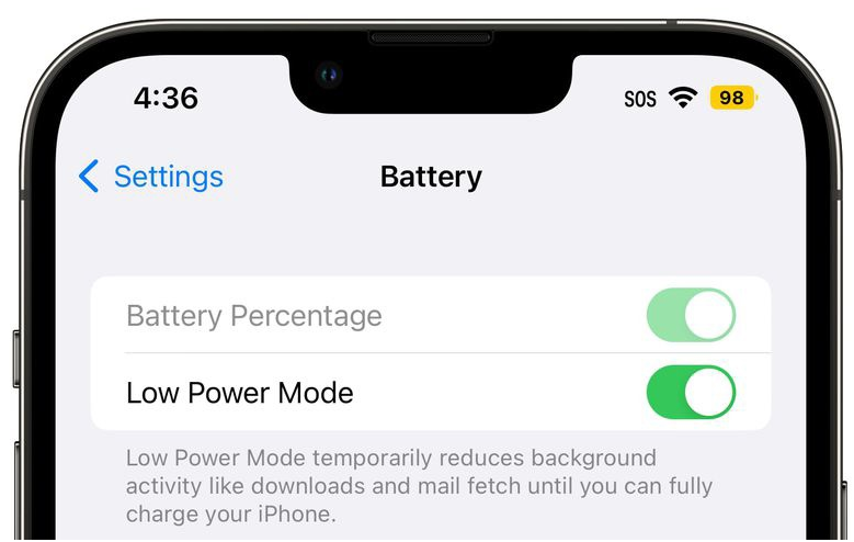 礼纪镇苹果手机维修分享iOS 16 Beta 6电池百分比显示和Beta 5有什么不同 
