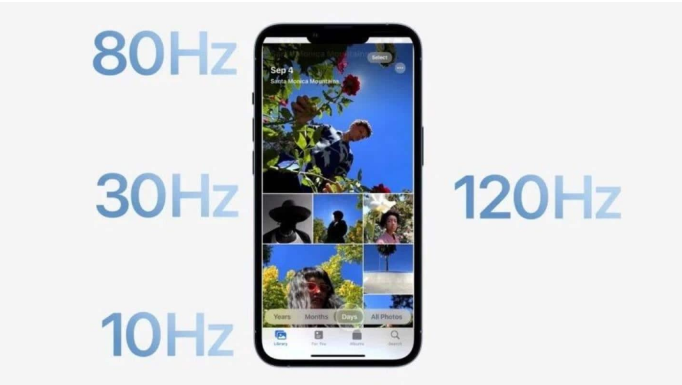 礼纪镇苹果14维修分享iPhone 14有高刷吗 