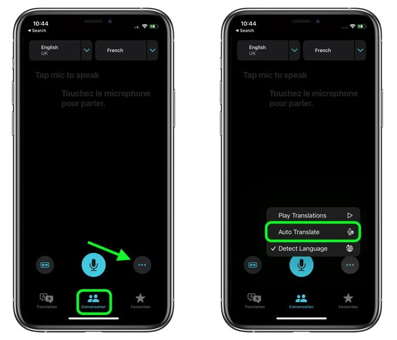 礼纪镇苹果手机维修分享iOS 15 “翻译” App 新改进 